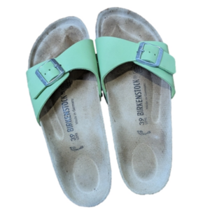 Green Birkenstocks Size 39